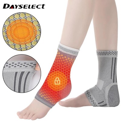 Dayselect 1 Miếng Graphene Mắt Cá Chân Nẹp Mugwort Chấm Sốt Chống Gió Và Chống Lạnh Miếng Lót Mắt Cá Chân Thoáng Khí Áp Lực Chân Ấm Áp Bao