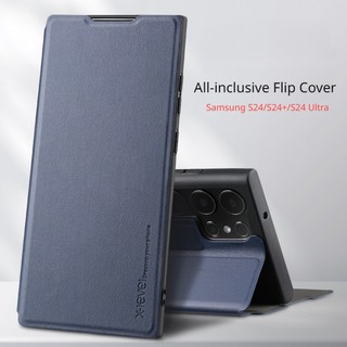 Ốp Điện Thoại X-Level Bằng Da Siêu Mỏng Chống Sốc Cho Samsung S24 Ultra Galaxy S24 Plus / S24