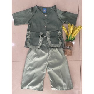 [14-22kg] Áo bà ba cách tân cho bé gái,chất vải lụa mềm mại (TT154)