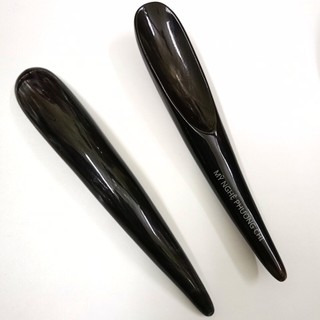 Cây bấm huyệt xà cầy vét lõm bằng sừng, cây cạo gió massage điện chuẩn | phuongchistore