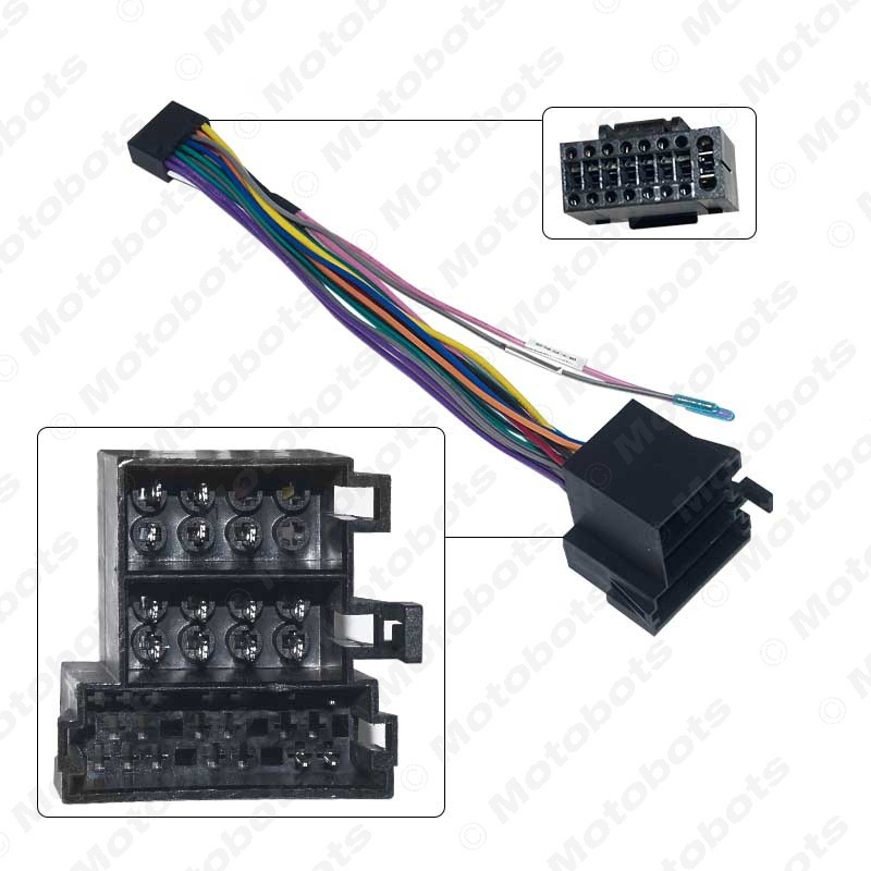 Dây Cáp Nguồn Màn Hình Lớn 16-Pin Phù Hợp Cho 02-06 ISUZU ISUZU D-MAX Android