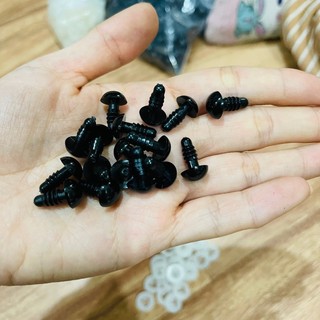 Mắt thú bông có chốt an toàn nhiều kích thước