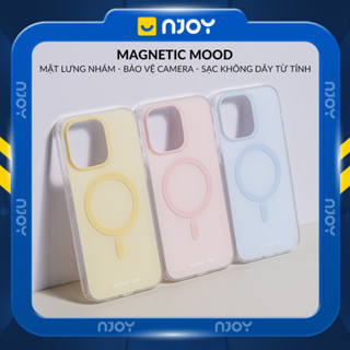 Ốp Lưng Nhám Chống Bẩn Hỗ Trợ Sạc Không Dây Màu Pastel Cho Điện Thoại iPhone 16 Pro Max 15 14 13 12