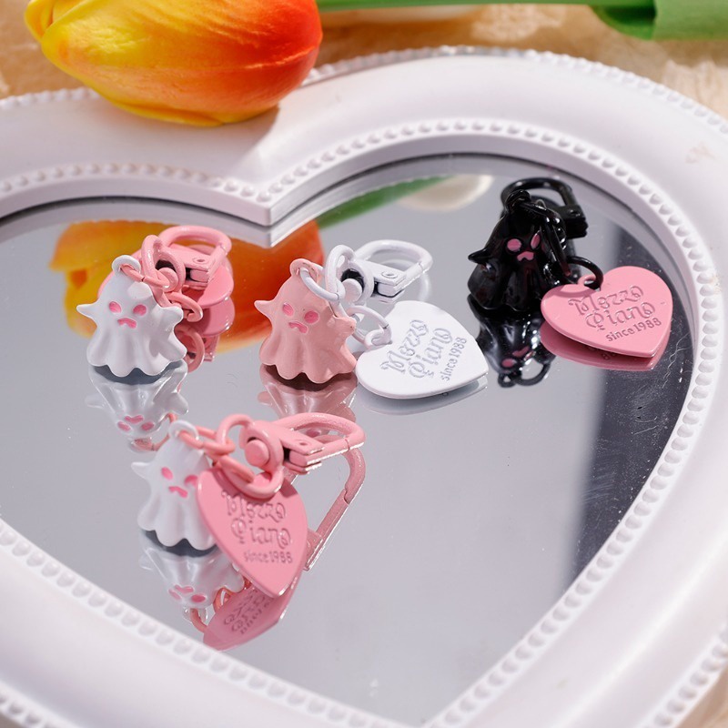 Móc Khóa Trang Trí Điện Thoại Hình Ma / Cô Gái mini Ngọt Ngào Đáng Yêu / Phụ Kiện Túi Xách