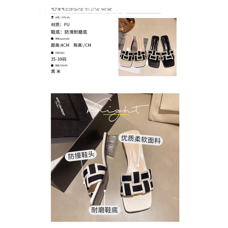 HONGXINJIE Giày Cao Gót Mũi Nhọn GIÀY SANDAL Thời Trang Mới 2023 Cho Nữ B95G092 35Z230831