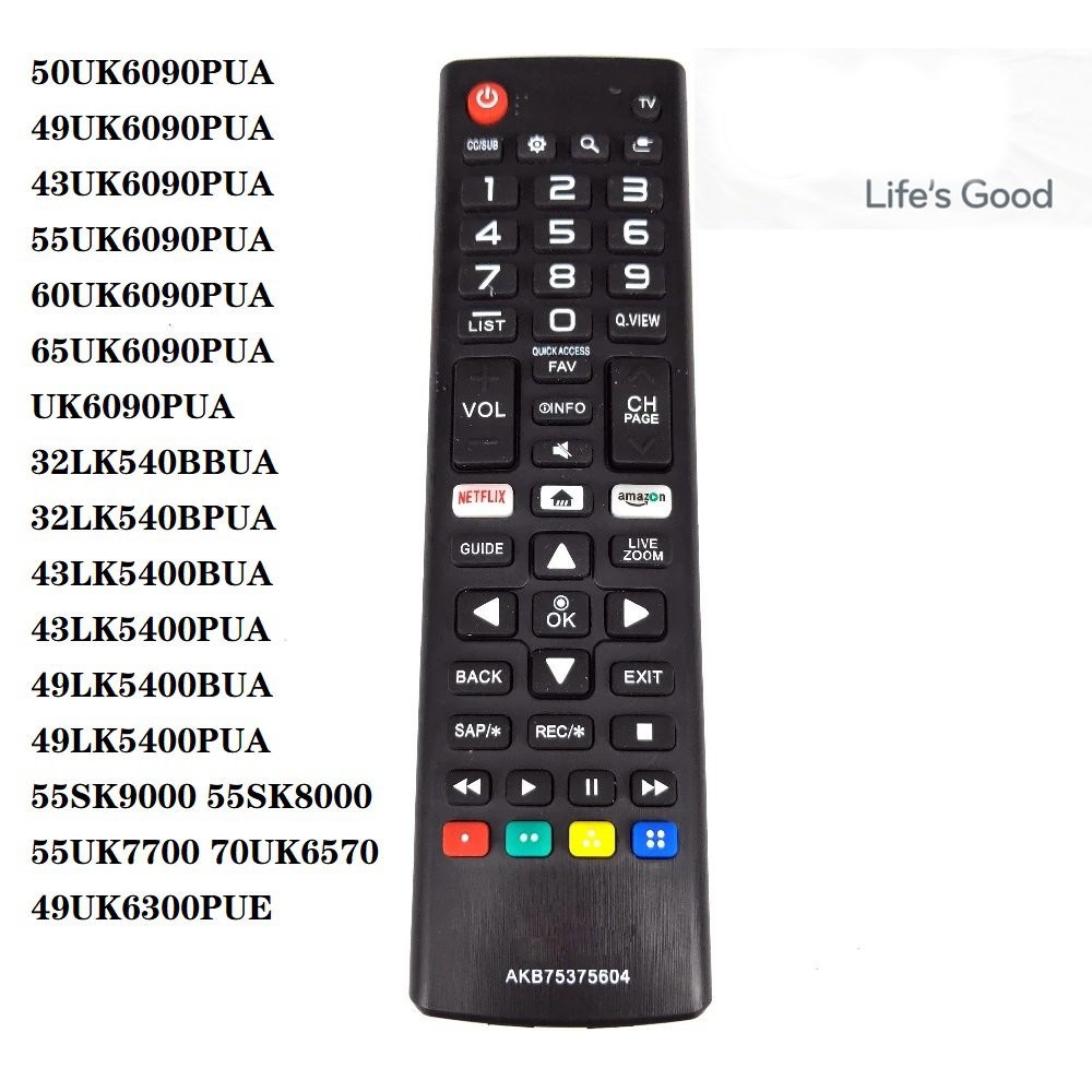 Điều khiển từ xa thay thế mới AKB75375604 Dành Cho LG Smart TV50UK6090PUA 49UK6090PUA 43UK6090PUA 55