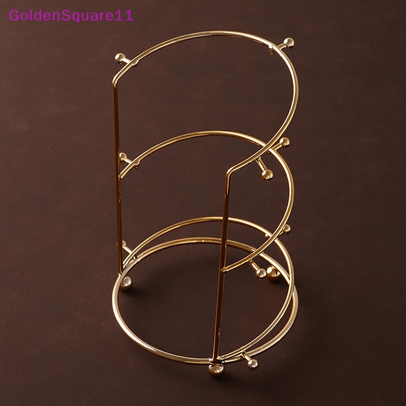 Giá Đỡ Vương Miện Cô Dâu Bằng Kim Loại Đính Đá Pha Lê Vàng Trưng Bày vn