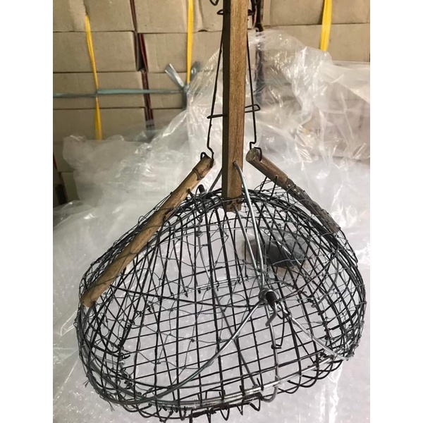 Lồng sắt bẫy sắt chim chào mào và vành khuyên chất liệu sắt cứng cáp siêu nhạy bén và an toàn