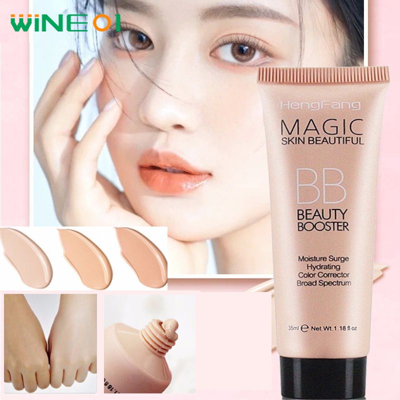 Hengfang Moisten Magic Skin Beautiful Bb Cream 3 Màu Mặt 35ml wine01