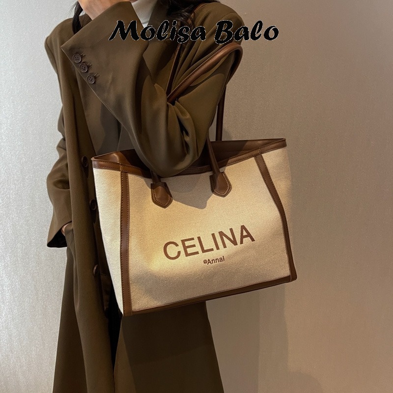 Molisa  túi xách nữ tote công sở văn phòng to đeo vai đi học đi làm 2023NEW  Đẹp Thoải mái Chic Chất lượng cao L99S16O 37Z230910
