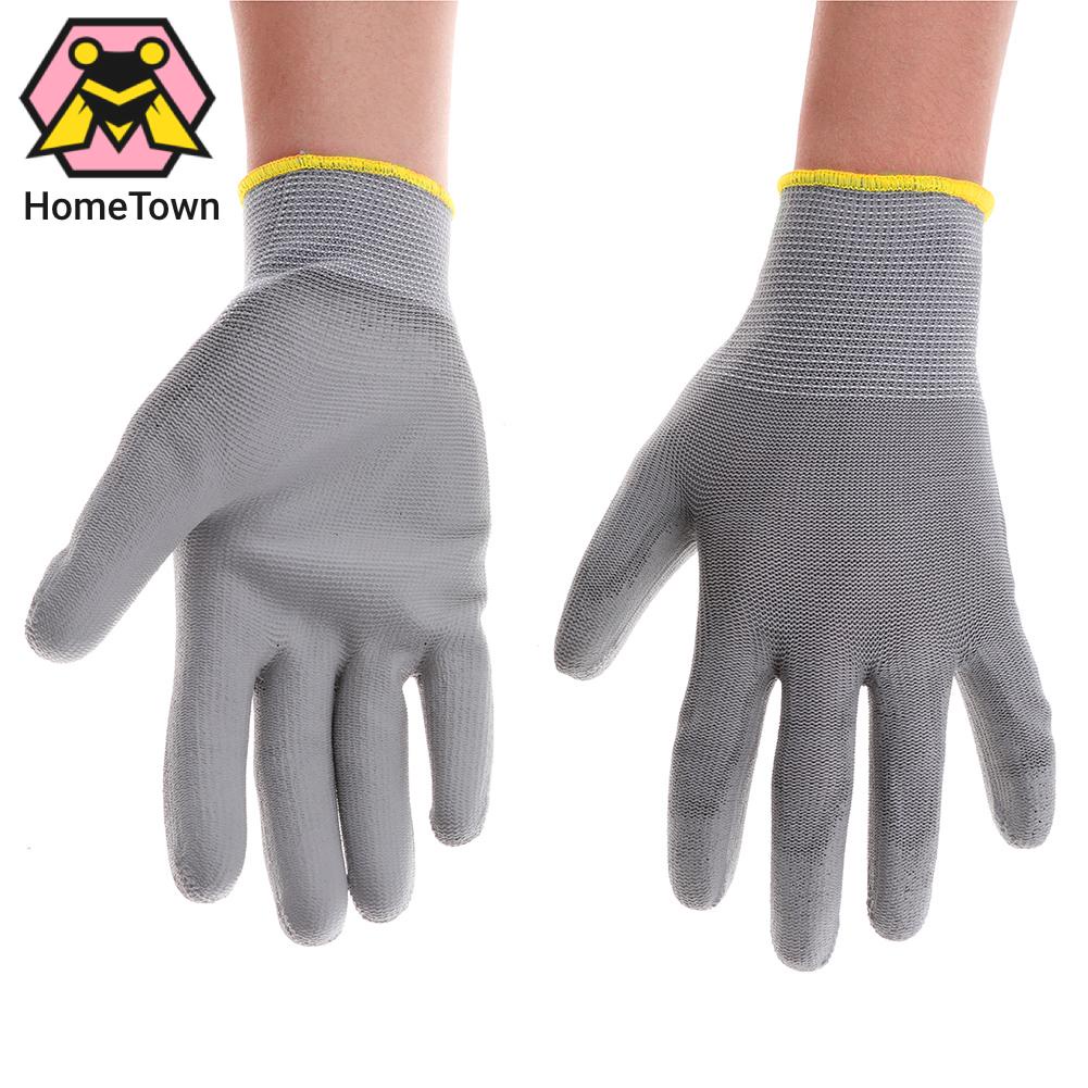 Găng Tay Da pu Bảo Vệ An Toàn Khi Lái Xe / Làm Vườn Màu Xám
