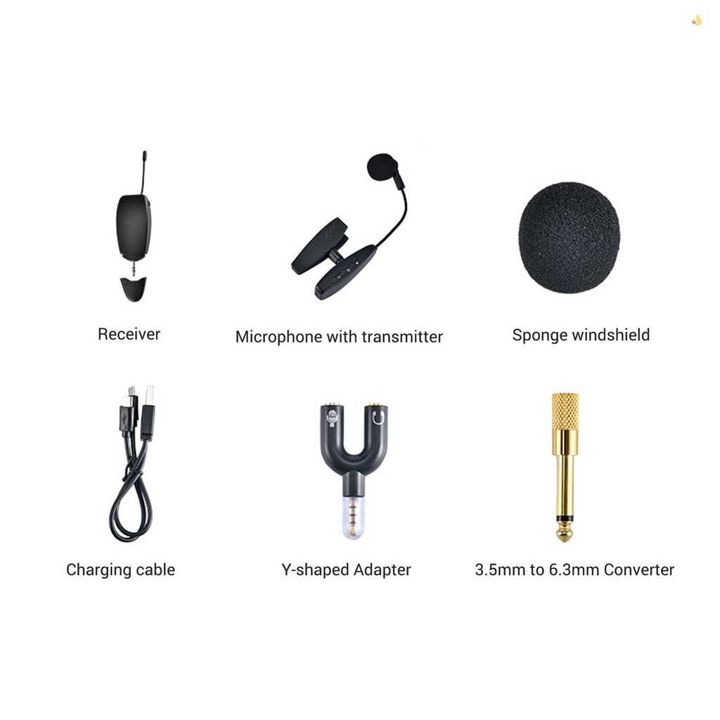 Micro Không Dây Kèm Kẹp Chuyên Dụng Cho Kèn saxophone Trumpet clarinet