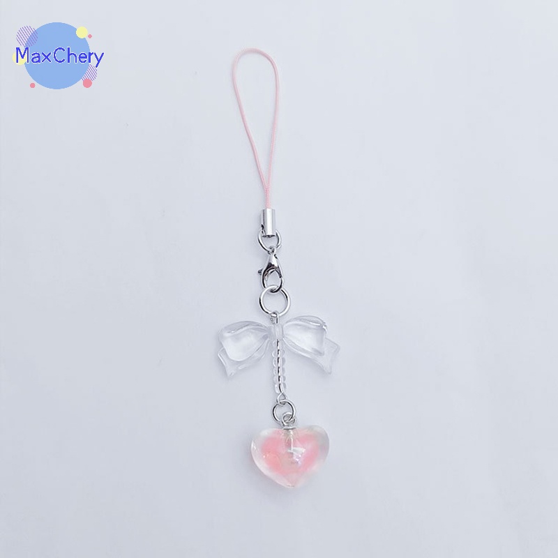 Móc Khóa Điện Thoại Đính Hạt Và Nơ Phong Cách Châu Á Đáng Yêu Cho samsung y2k Mới