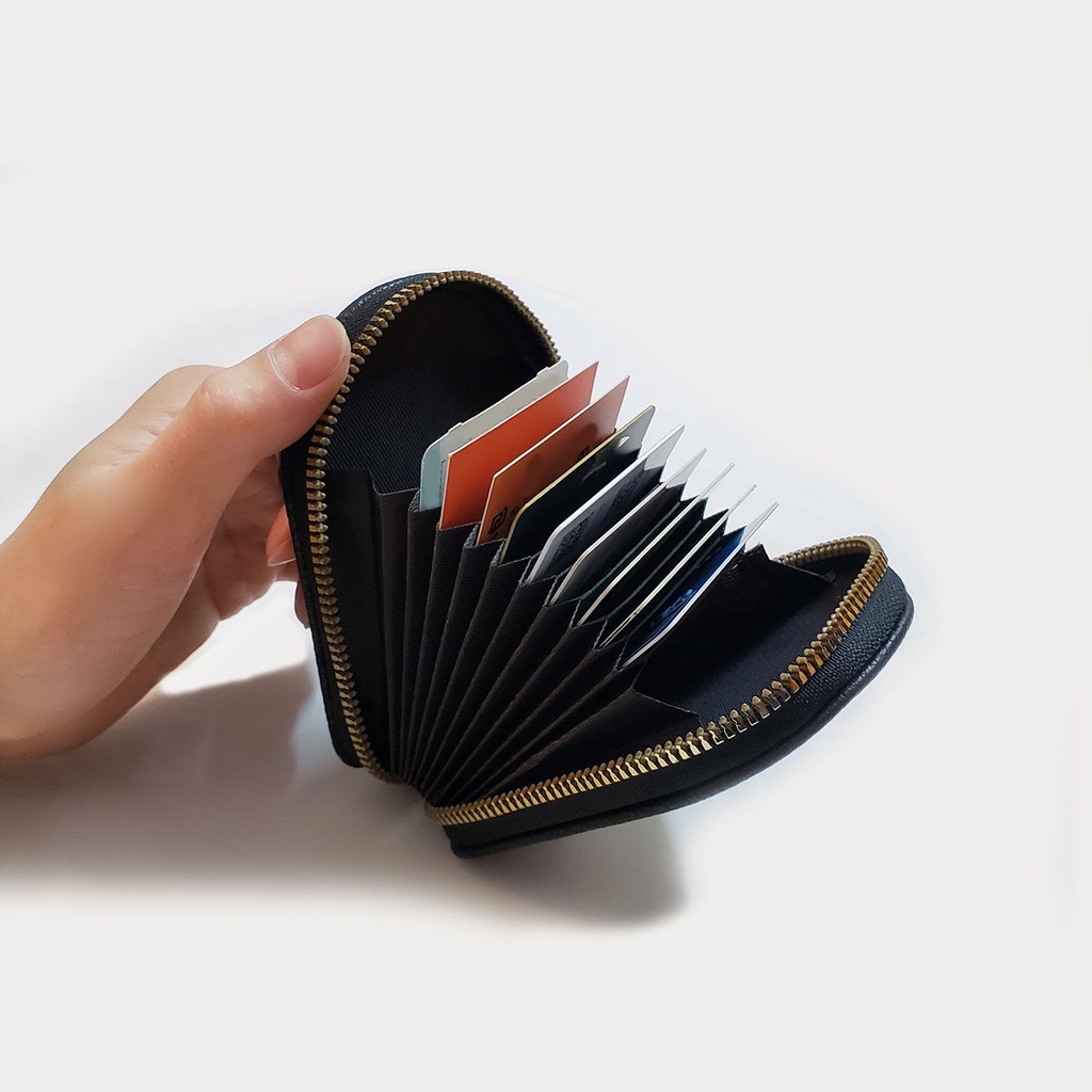 Ví Đựng Thẻ / Bằng Lái Xe Nhiều Ngăn Phối Khóa Kéo Hình Chim Cánh Cụt Dễ Thương Cho Nữ Giá Đỡ