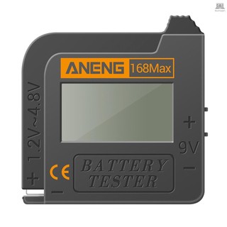 ANENG Battery Tester 168MAX Digital Display Tester Battery Voltage Checker Battery Capacity Testing Tool Universal Tester for Checking AAA AA Button Battery