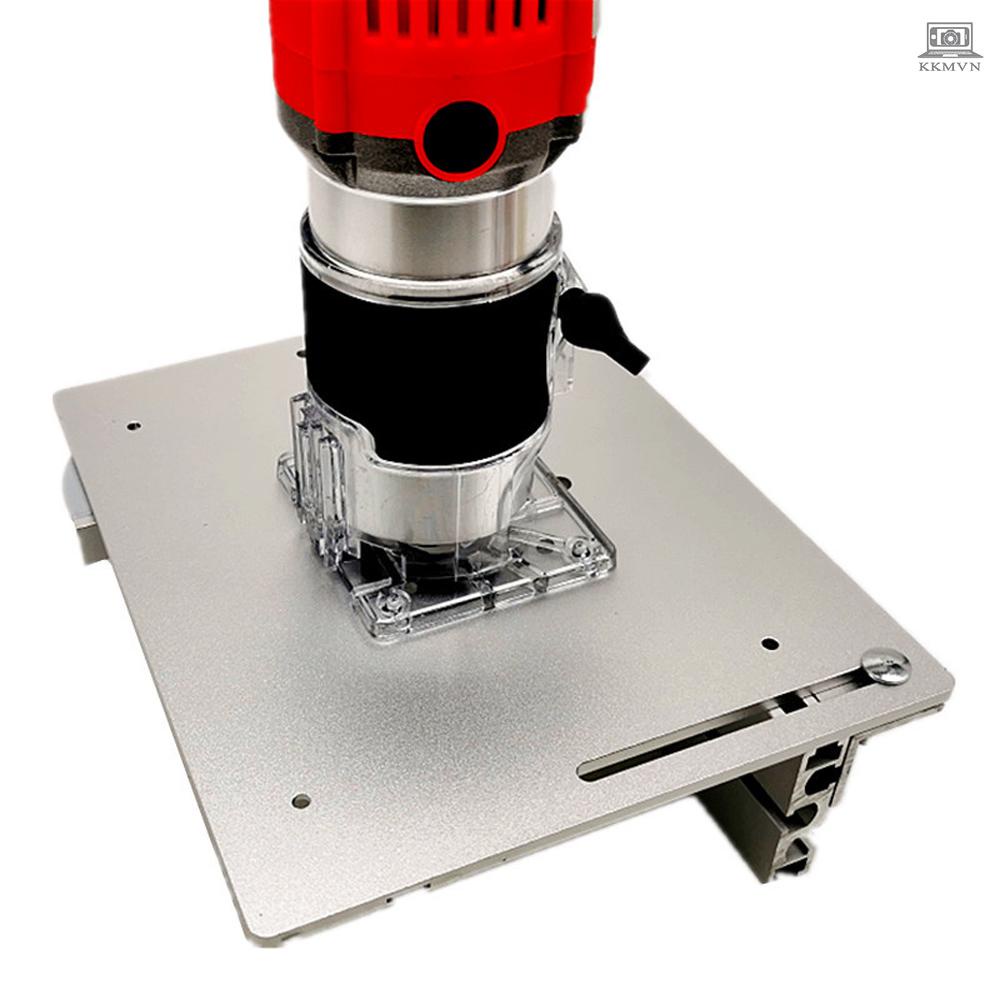 Set of 3 Router Table Insert Plate Aluminum Alloy Wood Milling Flip Board Trimming Machine Engraving Auxiliary Tool Woodworking Benches