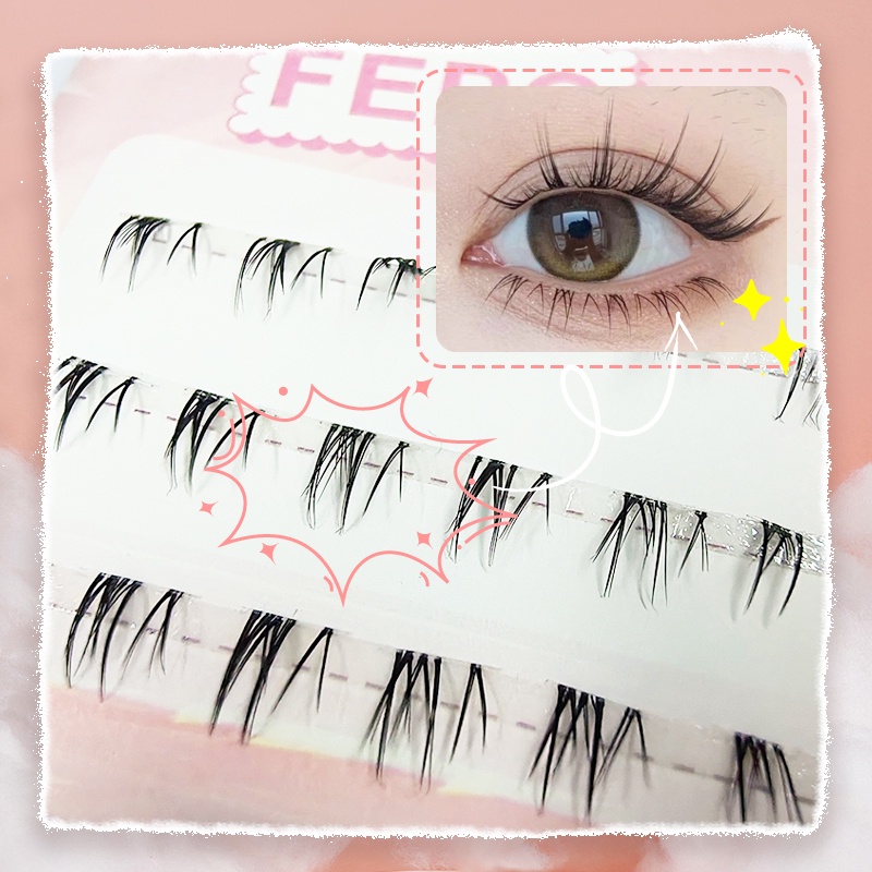 Hộp Lông Mi Giả 3 Hàng Trang Điểm Tự Nhiên 3mm-6mm