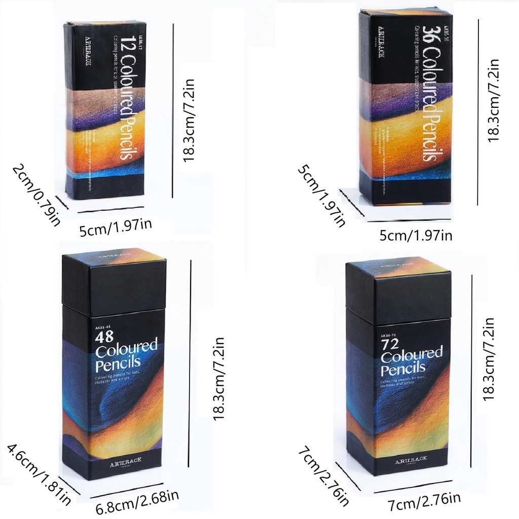 Bộ 12 / 36 / 48 / 72 Màu Vẽ Tranh Sơn Dầu Cho Bé