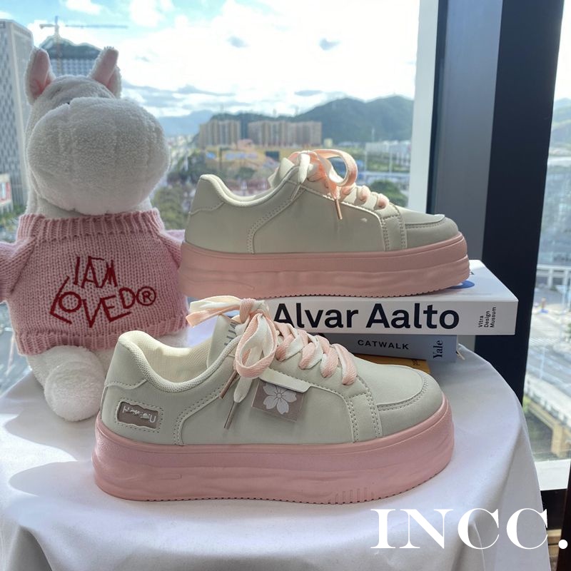 INCC   thể thao nữ giày giày thể thao nữ 2023 NEW giày sneaker nữ đáy dày Xu hướng thời trang Thông khí  Cái mới Korean Style fashion Beautiful FYD239032P 37Z230910