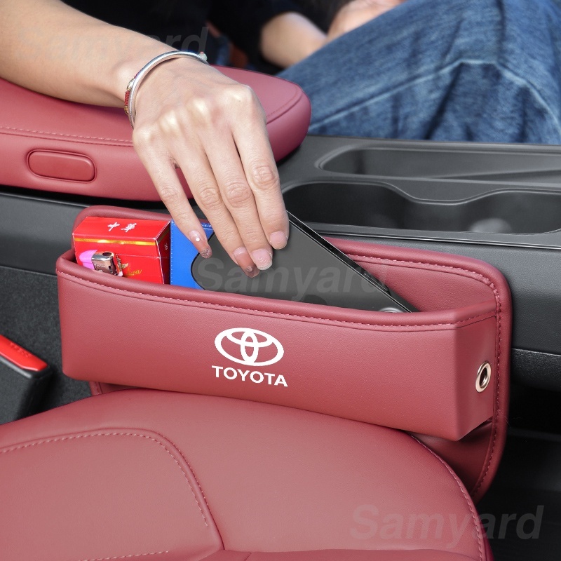 Hộp Đựng Đồ Gắn Khe Hở Ghế Ngồi Xe Hơi toyota corolla cross hilux yaris agya wigo Eoos rav4 vios wish altis camry