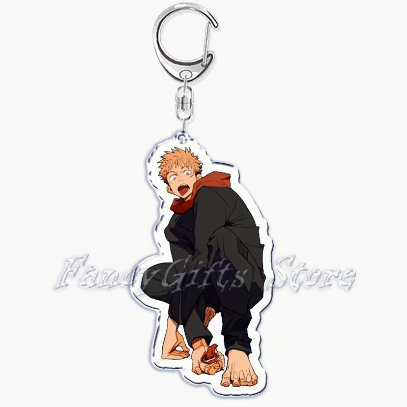 Móc khoá Jujutsu Kaisen 2nd Season Keychain for Women Accessories Gojo Satoru Sukuna Nobara Acrylic Phụ kiện trang trí