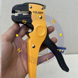 Kìm tuốt dây điện mỏ quạ 2 trong 1 tolsen 38050