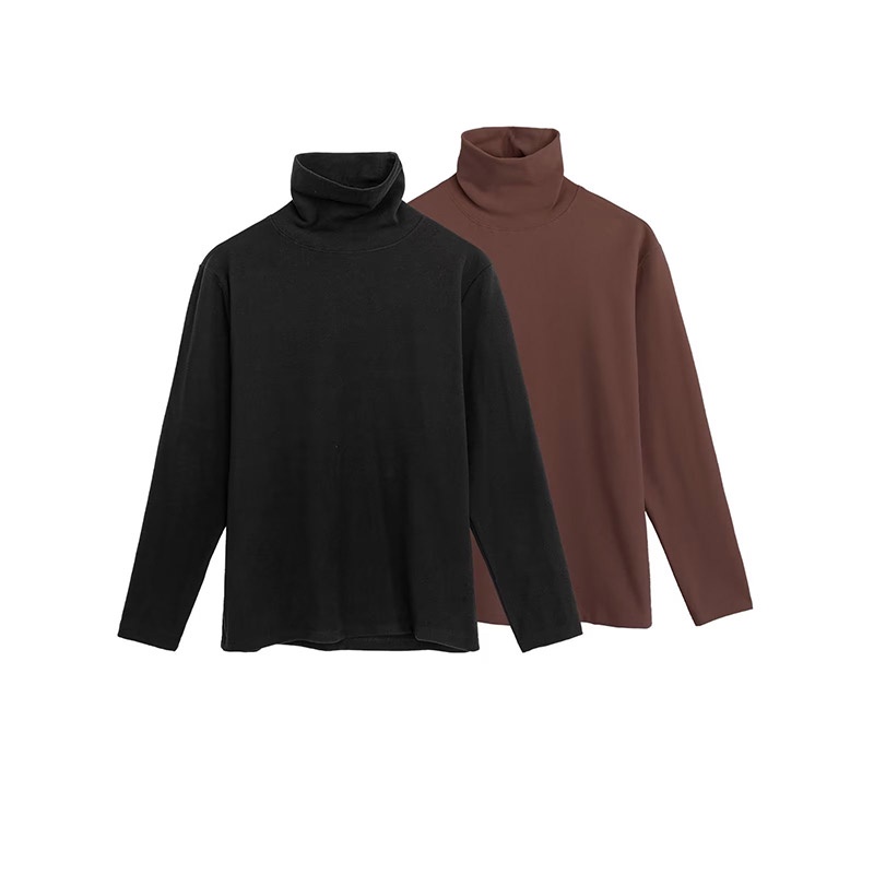 Hanlu Áo Vải Dài Tay Dáng Ôm Đơn Giản Đa Năng Thời Trang Chất Lượng Cao Thân Thiện Với Da Ấm Áp Và Da Chất Lượng Cao Cho Nam