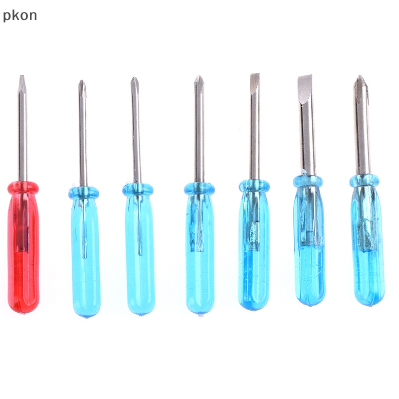 [Pkon] 7 cái/bộ màu xanh 45mm x 3mm mini công cụ sửa chữa Bộ tuốc nơ vít nhỏ
Vn