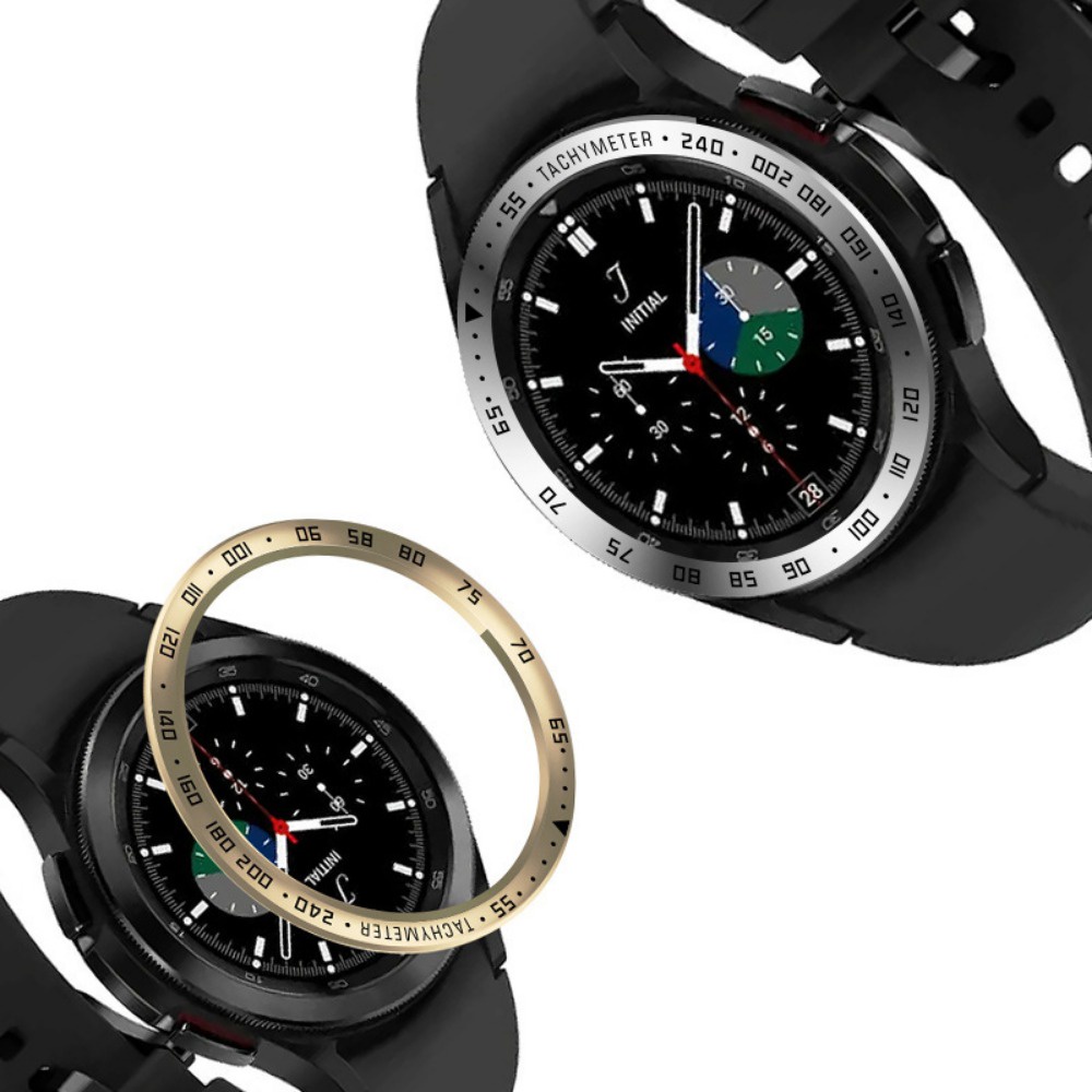 Vòng Inox Trang Trí Bảo Vệ Cân Điện Tử Cho samsung galaxy watch 6 40mm 44mm galaxy 6 classsic 43mm 47mm