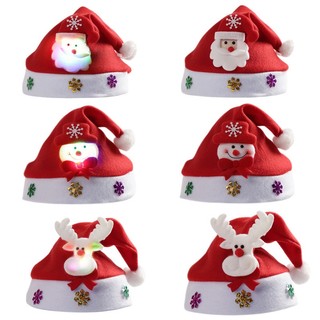 Mũ ông già noel tuần lộc có đèn phát sáng độc đáo
