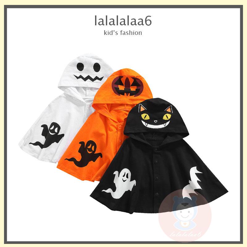 Laa6-áo Khoác Có Nón In Họa Tiết halloween Hoạt Hình Cho Bé 9 Tháng-3 Tuổi