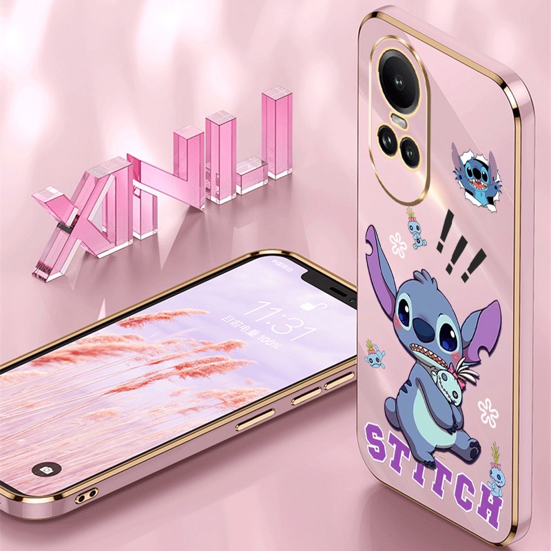 Thời Trang Ốp Điện Thoại Dẻo Họa Tiết Hoạt Hình Dễ Thương Cho oppo reno 10 pro plus 5g