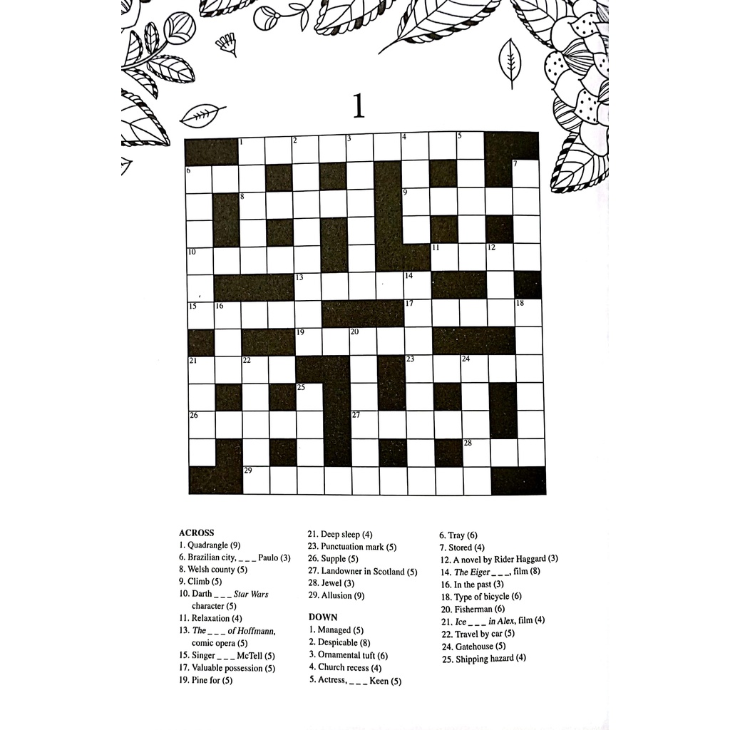 Sách Crossword Puzzles
