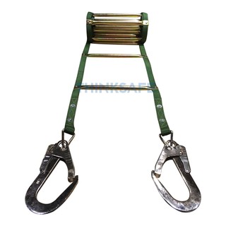 Thang dây thoát hiểm dài 5m 10m 15m thang cuốn tải trọng lớn gồm 2 móc để cố định thang dùng cho chung cư nhà cao tầng