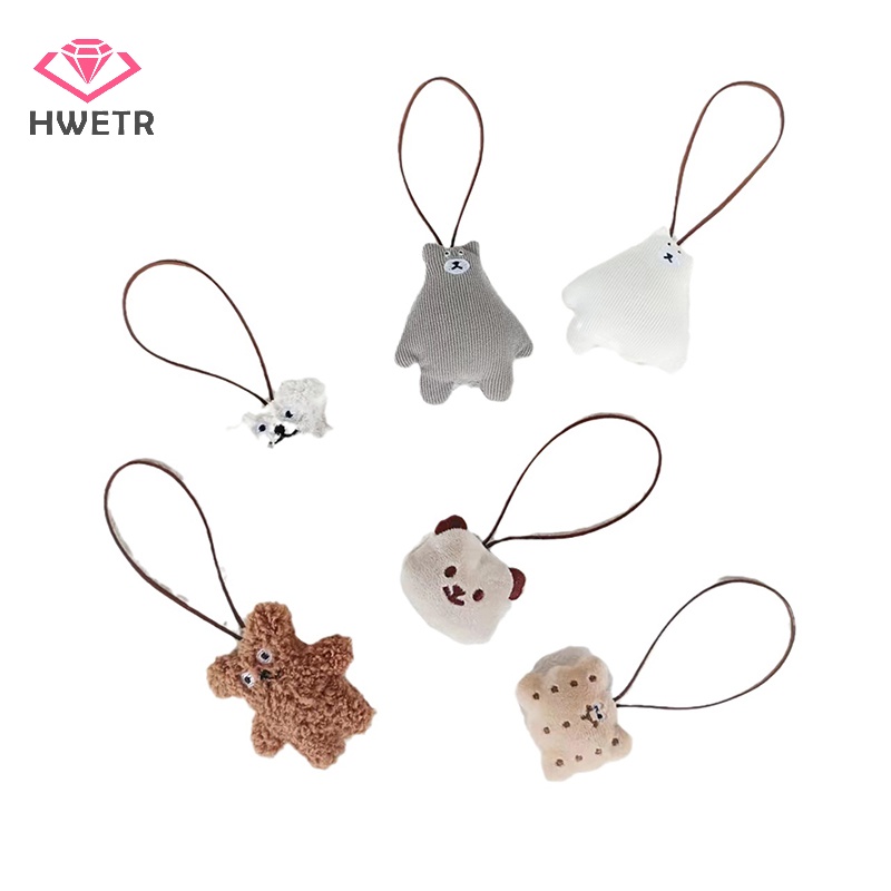Móc Khóa Hình Gấu Nhồi Bông Dễ Thương Mới