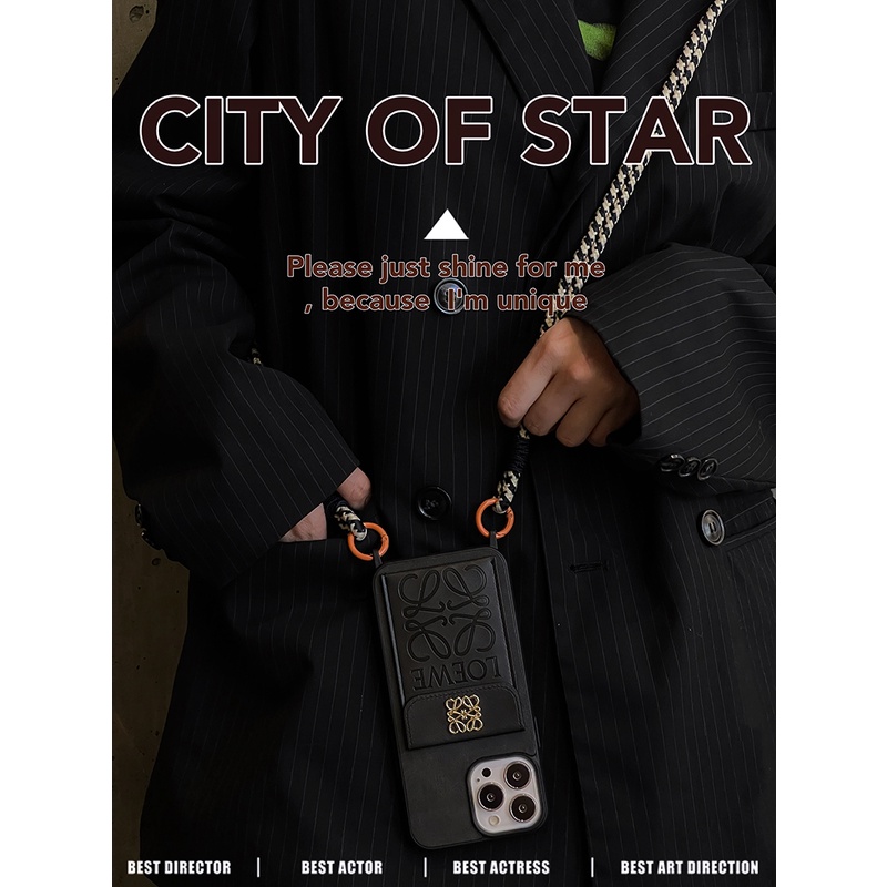 Ốp Điện Thoại iphone 15 pro max 14 13 12 14 pro max iphone 11 Dạng Ví Có Ngăn Đựng Thẻ Và Dây Đeo Vai Cho