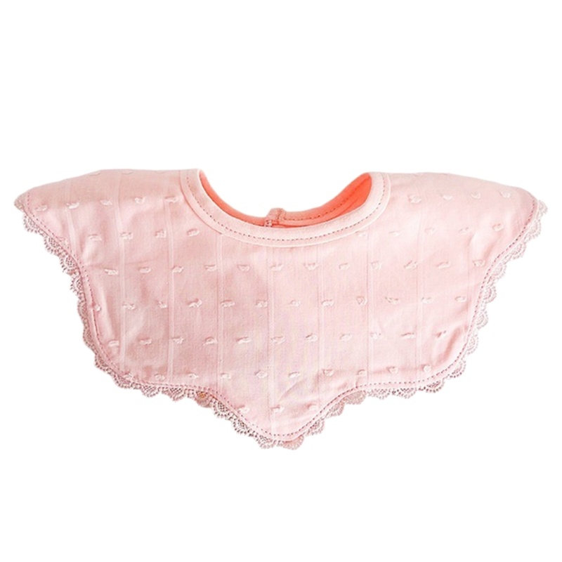 Yếm Em Bé haha Thanh Lịch Với Chi Tiết Thêu Mềm Mại Thấm Hút Tốt