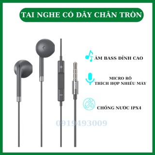 Tai nghe chân tròn 3.5 Bwoo BO-HF20 cho các dòng máy điện thoại máy tính máy nghe nhạc BH 12 Tháng ZINKA