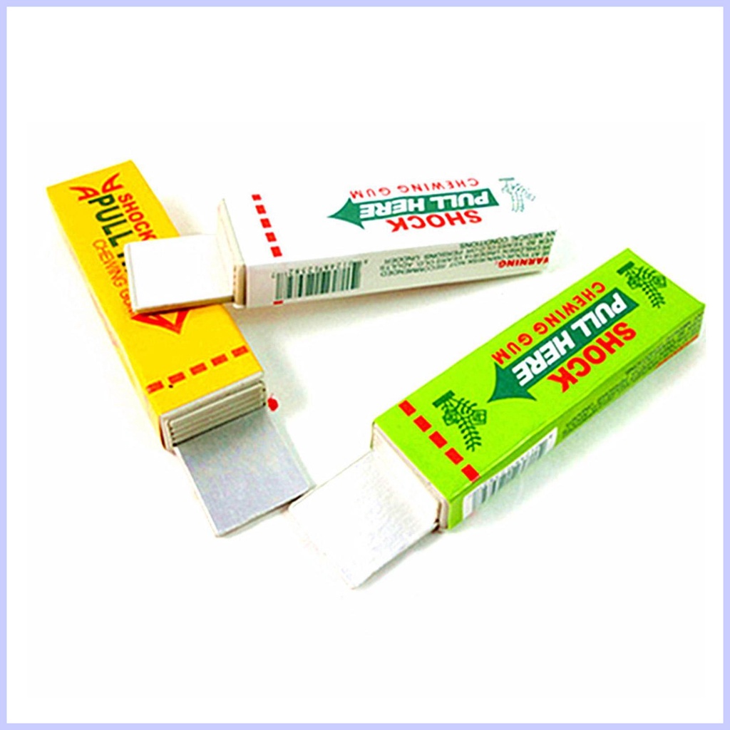Joke Đồ Chơi Đầu Kéo Giật Điện Giảm Căng Thẳng Cho Ngày Lễ chewing gum
