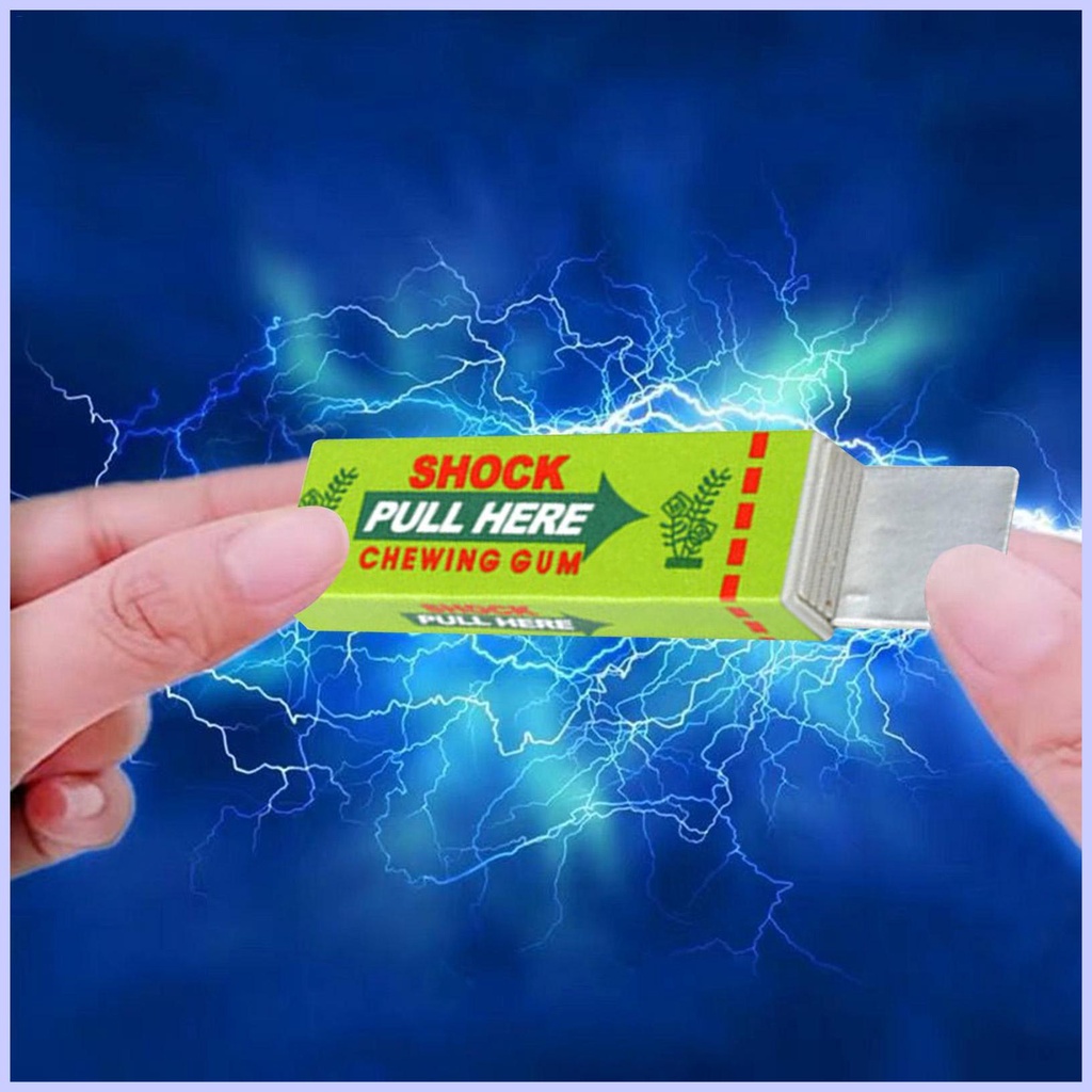 Joke Đồ Chơi Đầu Kéo Giật Điện Giảm Căng Thẳng Cho Ngày Lễ chewing gum