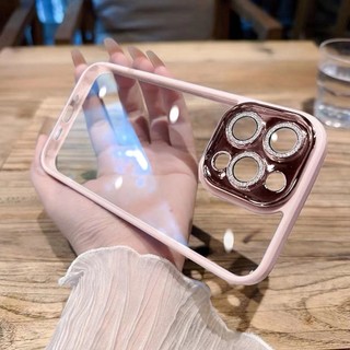 Sang Trọng Ốp Điện Thoại Kim Loại Mạ Viền Bảo Vệ camera Chống Sốc Cho iphone 15 pro max 14 12 13 11 pro max 14 15 plus