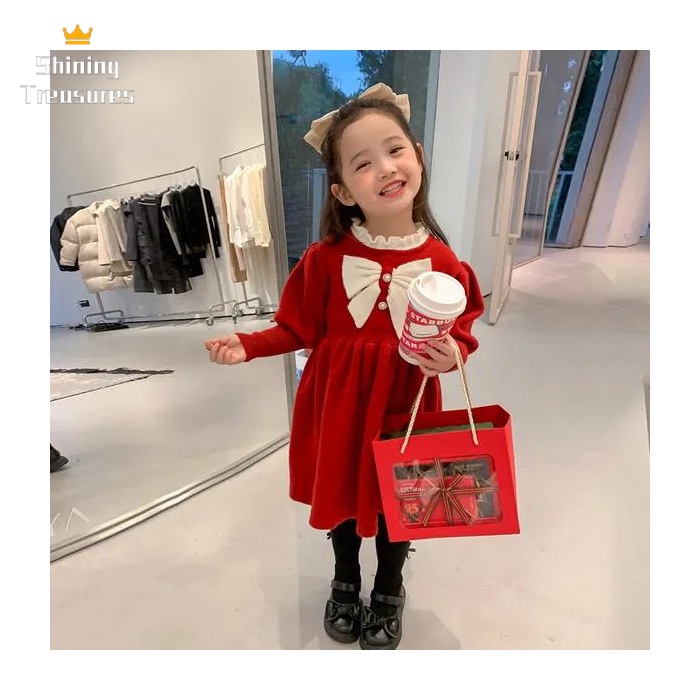 ShiningTreasures Váy Bé Gái váy váy trẻ em công chúa bé gái thời trang dễ thương đẹp 2023 NEW KLQ2391UI1 38Z230920