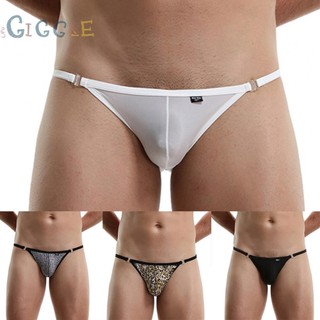 【GIGGLE】Men Briefs Sexy String Thongs Translucent Underwear G-string Jockstrap
