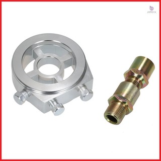 Durable Universal Car Oil Filter Cooler Sandwich Plate Adapter for Oil Temperature & Oil Pressure - Optimize Oil Cooling and Maintain Engine Health