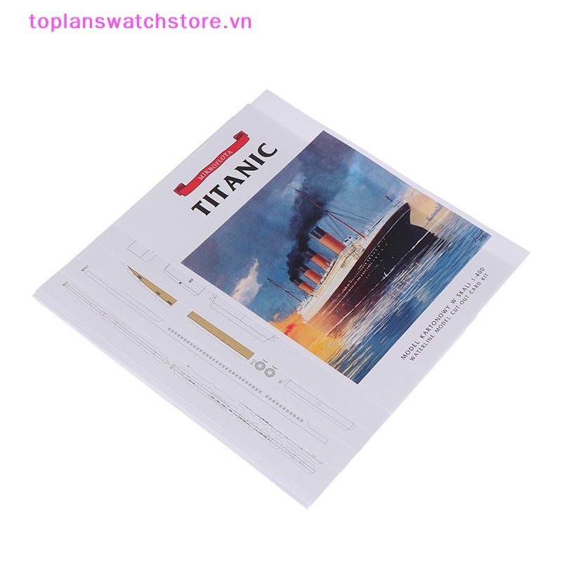 Toplanswatchstore Mô Hình Tàu titanic 3d Bằng Giấy Tỉ Lệ 1: 400