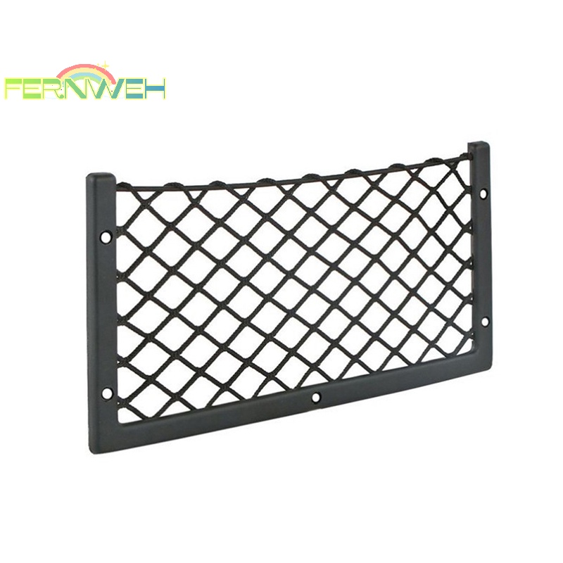 1 Túi Lưới Đựng Đồ Co Giãn Gắn Sau Lưng Ghế Ngồi Xe Hơi