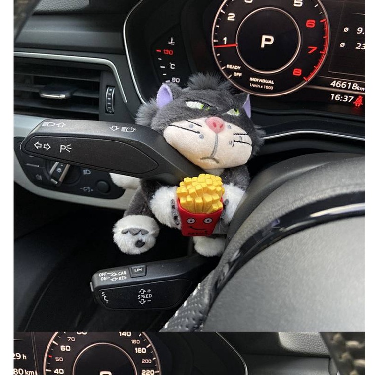 Car Huai Block Cover Decoration Lucifer Cat Car Turn Light Wiper Blade Creative Doll Decoration Car Decorations Female xgSJ