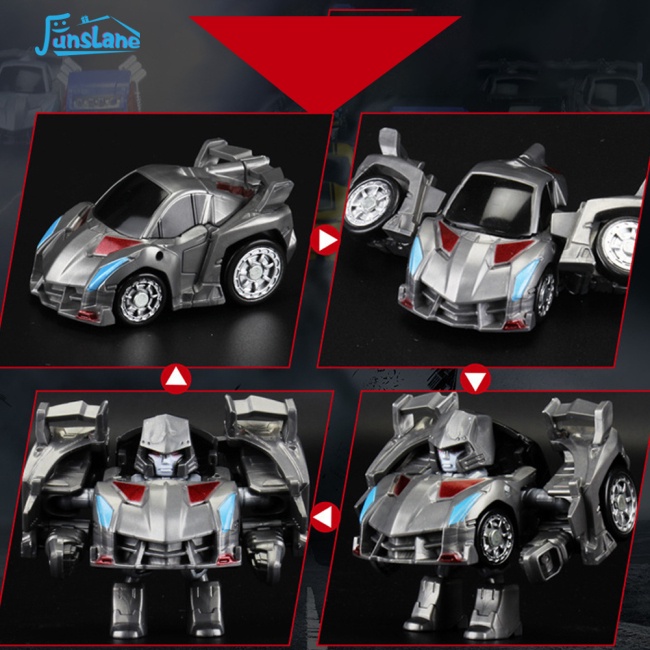 Đồ Chơi Rô Bốt Xe Hơi Biến Hình mini Dễ Thương Có Thể Tháo Rời Cho Bé