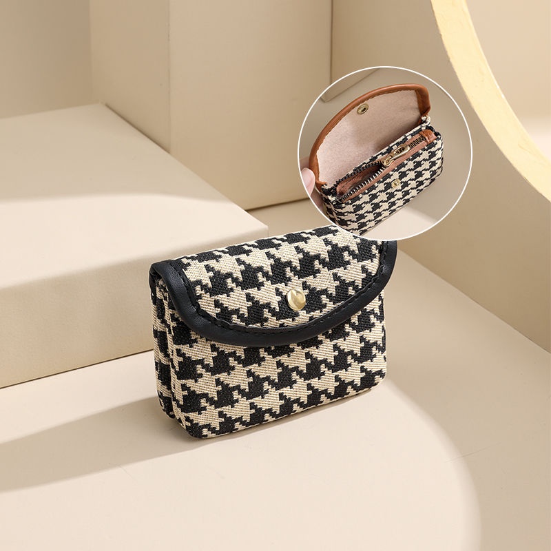 Ví Đựng Tiền Xu mini Có Khóa Kéo Thời Trang