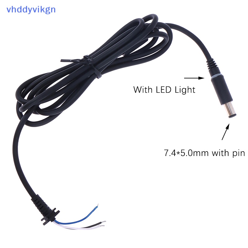 Phù Hợp Cáp Sạc laptop dell hp pin 7.4 x 5.0mm Có Đèn led 1.8m vn
